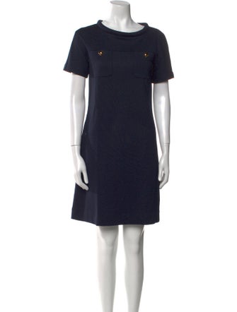 Tory Burch Cowl Neck Mini Dress