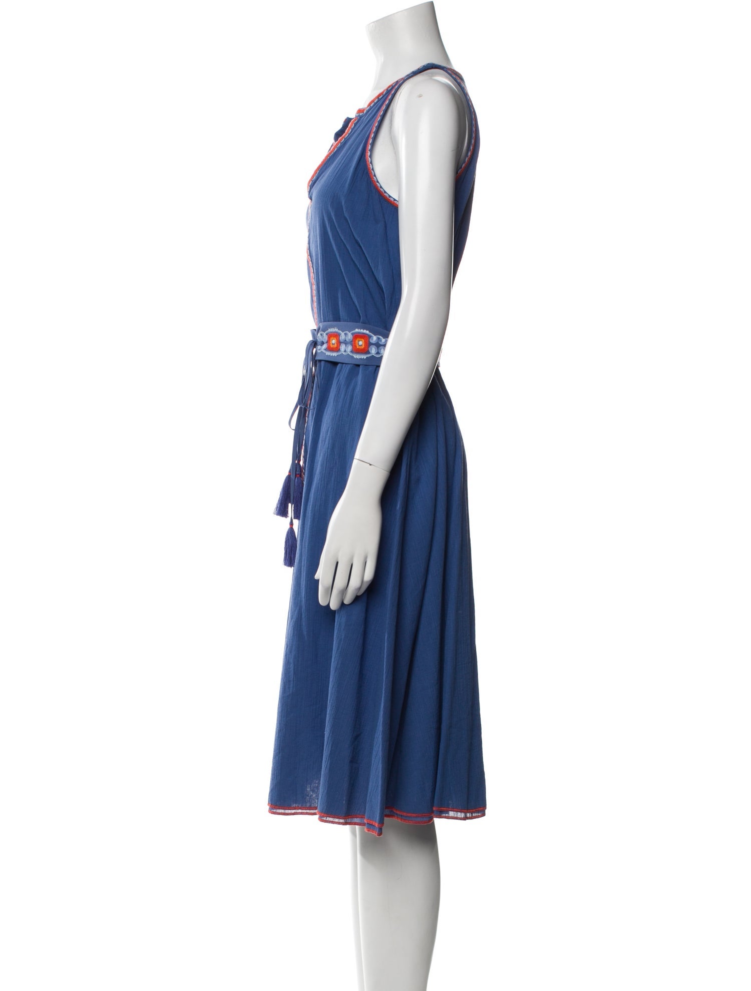 Tory Burch V-Neck Midi Length Dress w/ Tags