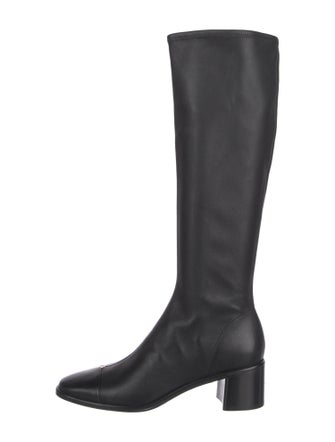 Tory Burch Leather Riding Boots