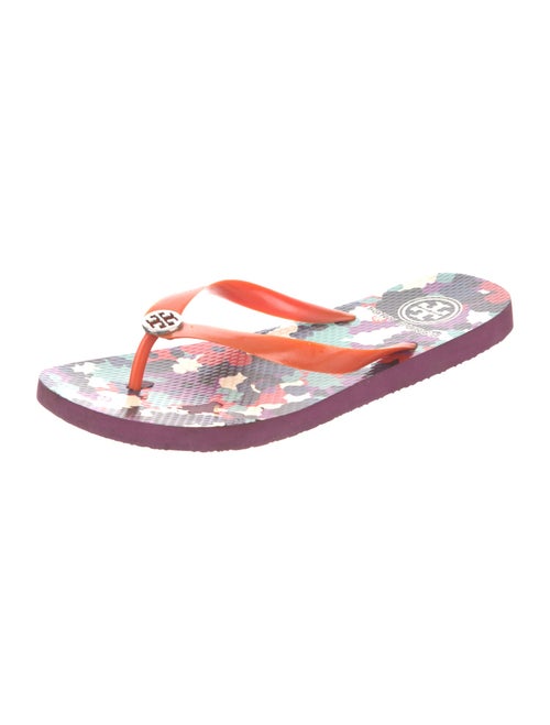 Tory Burch Rubber Printed Flip Flops
