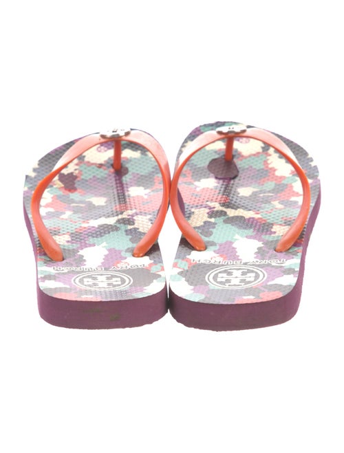 Tory Burch Rubber Printed Flip Flops