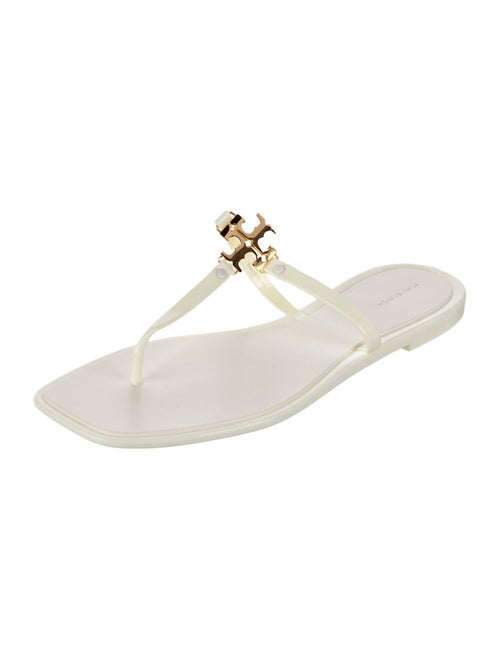 Tory Burch Rubber T-Strap Sandals
