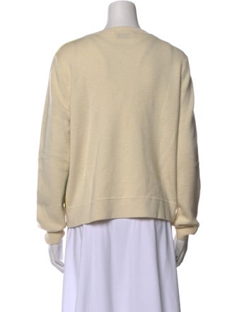 Tory Burch Wool V-Neck Sweatshirt