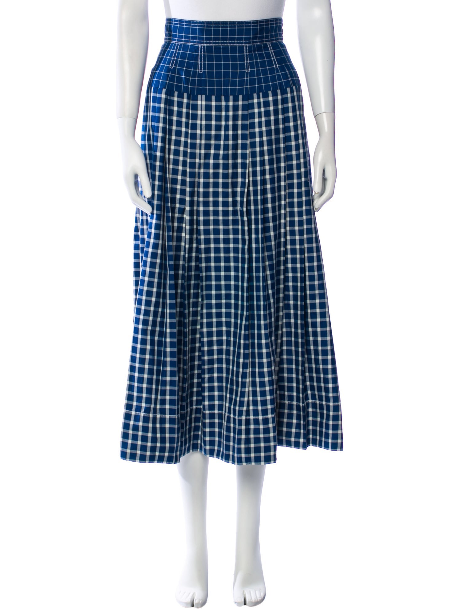 Tory Burch Silk Midi Length Skirt