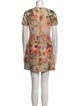 Tory Burch Floral Print Mini Dress