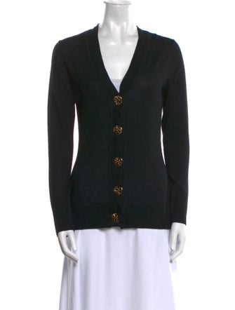Tory Burch Merino Wool V-Neck Sweater