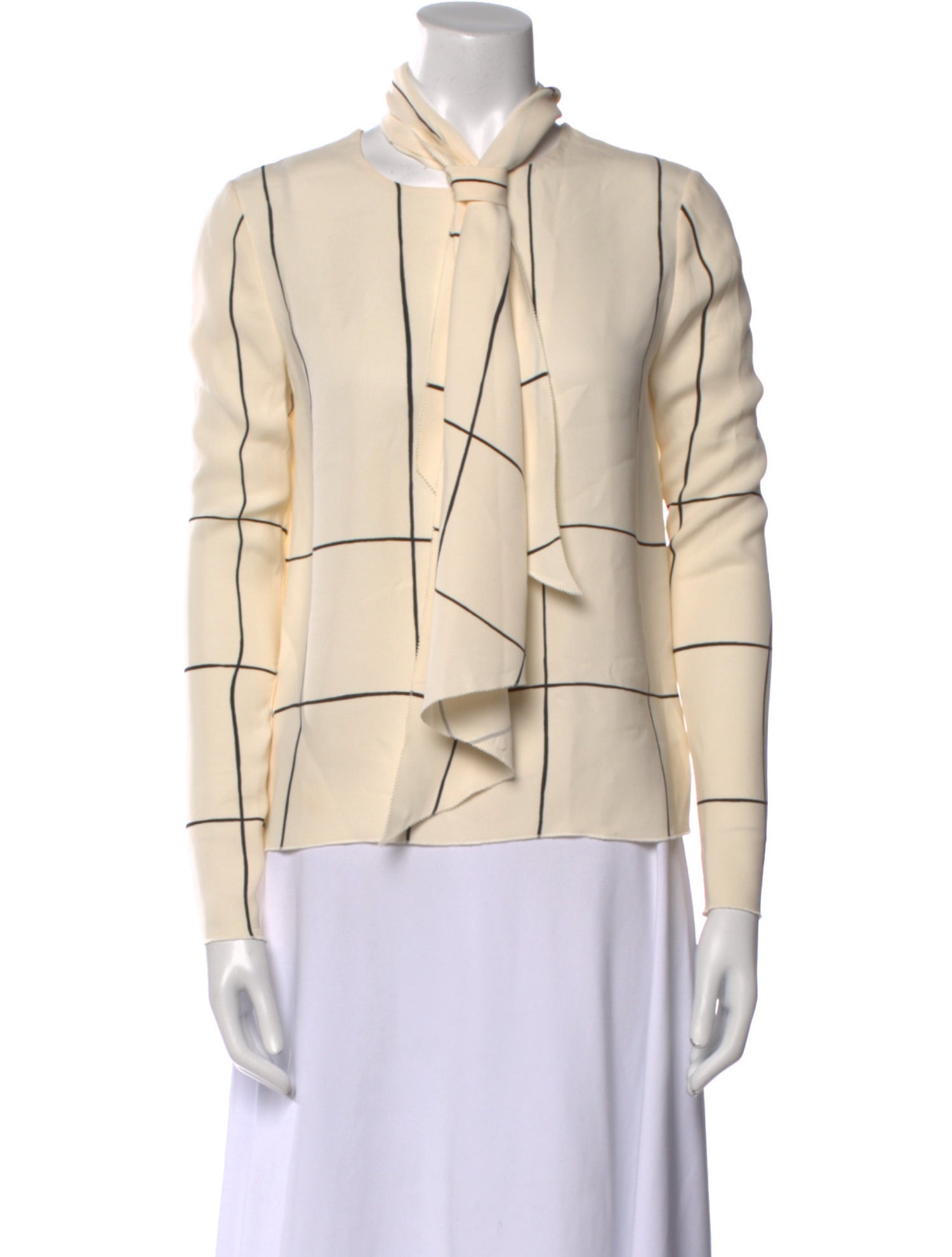 Tory Burch Silk Mock Neck Blouse