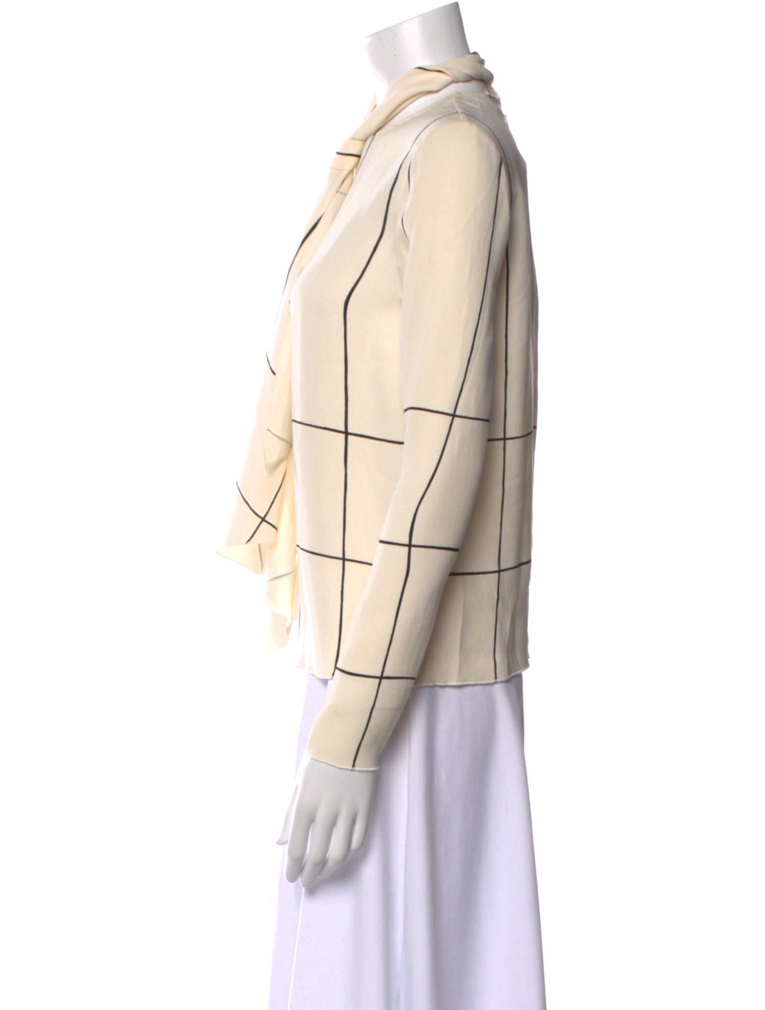 Tory Burch Silk Mock Neck Blouse