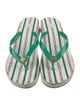 Tory Burch Rubber Printed Flip Flops