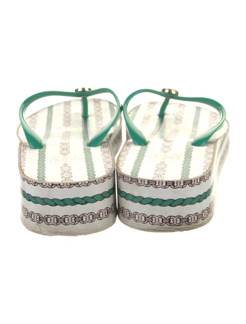 Tory Burch Rubber Printed Flip Flops