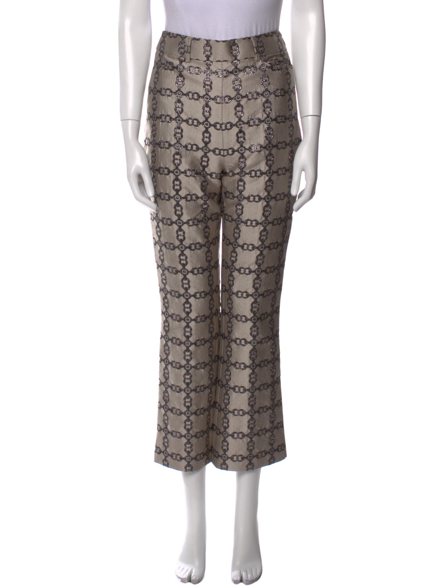Tory Burch Printed Wide Leg Pants