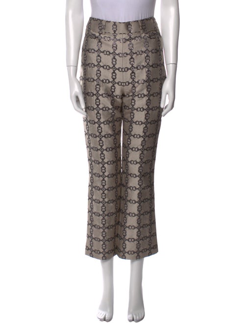 Tory Burch Printed Wide Leg Pants