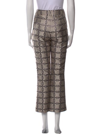 Tory Burch Printed Wide Leg Pants