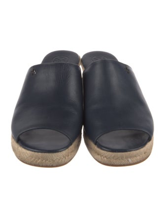 Tory Burch Leather Lasercut Accents Espadrilles