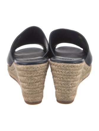 Tory Burch Leather Lasercut Accents Espadrilles