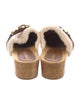 Tory Burch Shearling Mules
