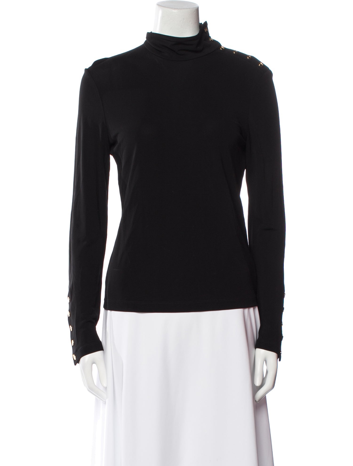 Tory Burch Turtleneck Long Sleeve Top