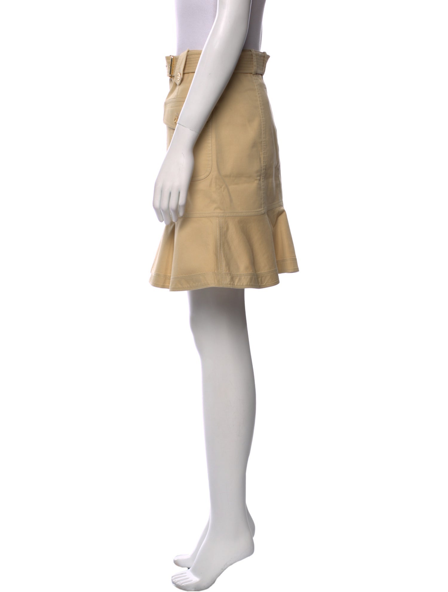 Tory Burch Ruffle Embellishment Mini Skirt