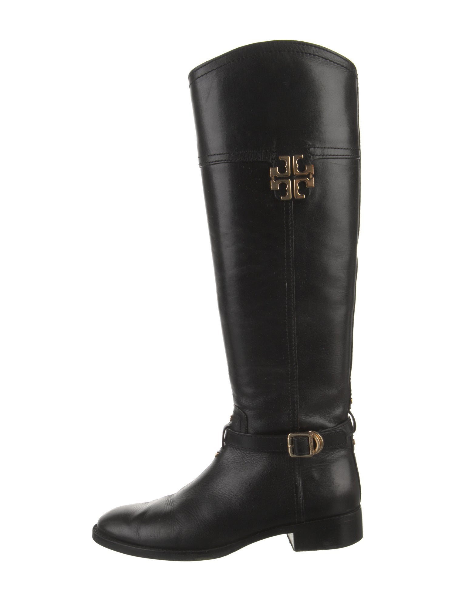 Tory Burch Leather Riding Boots