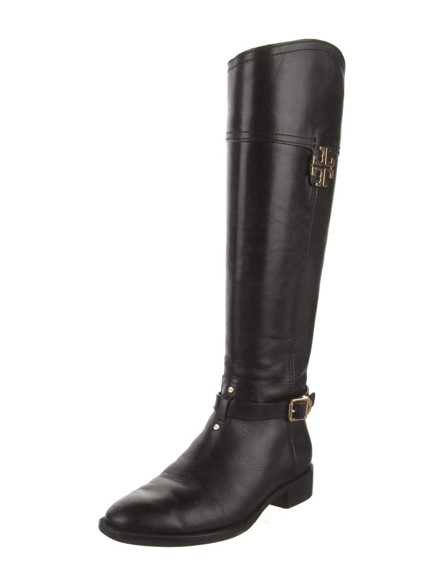Tory Burch Leather Riding Boots
