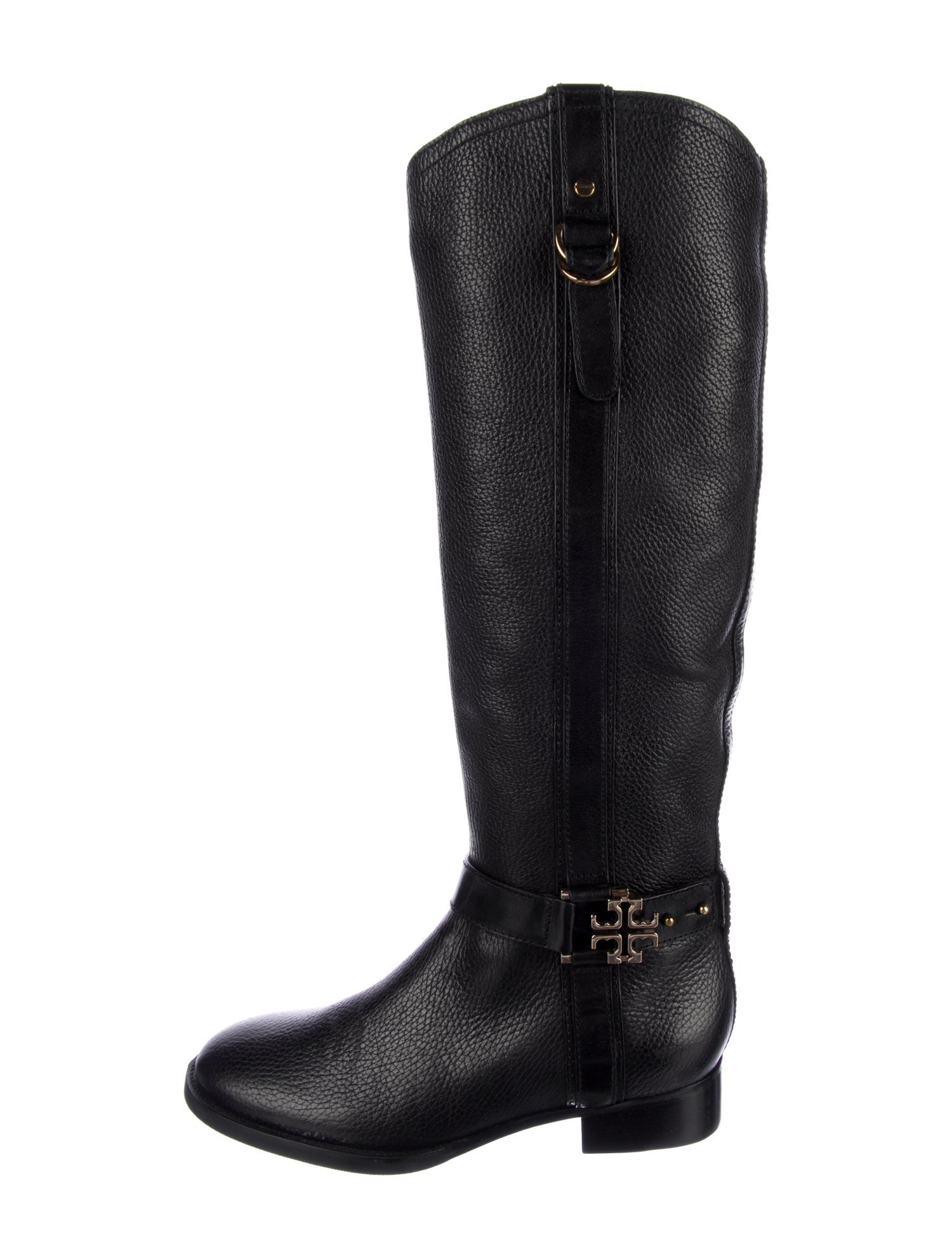 Tory Burch Leather Riding Boots