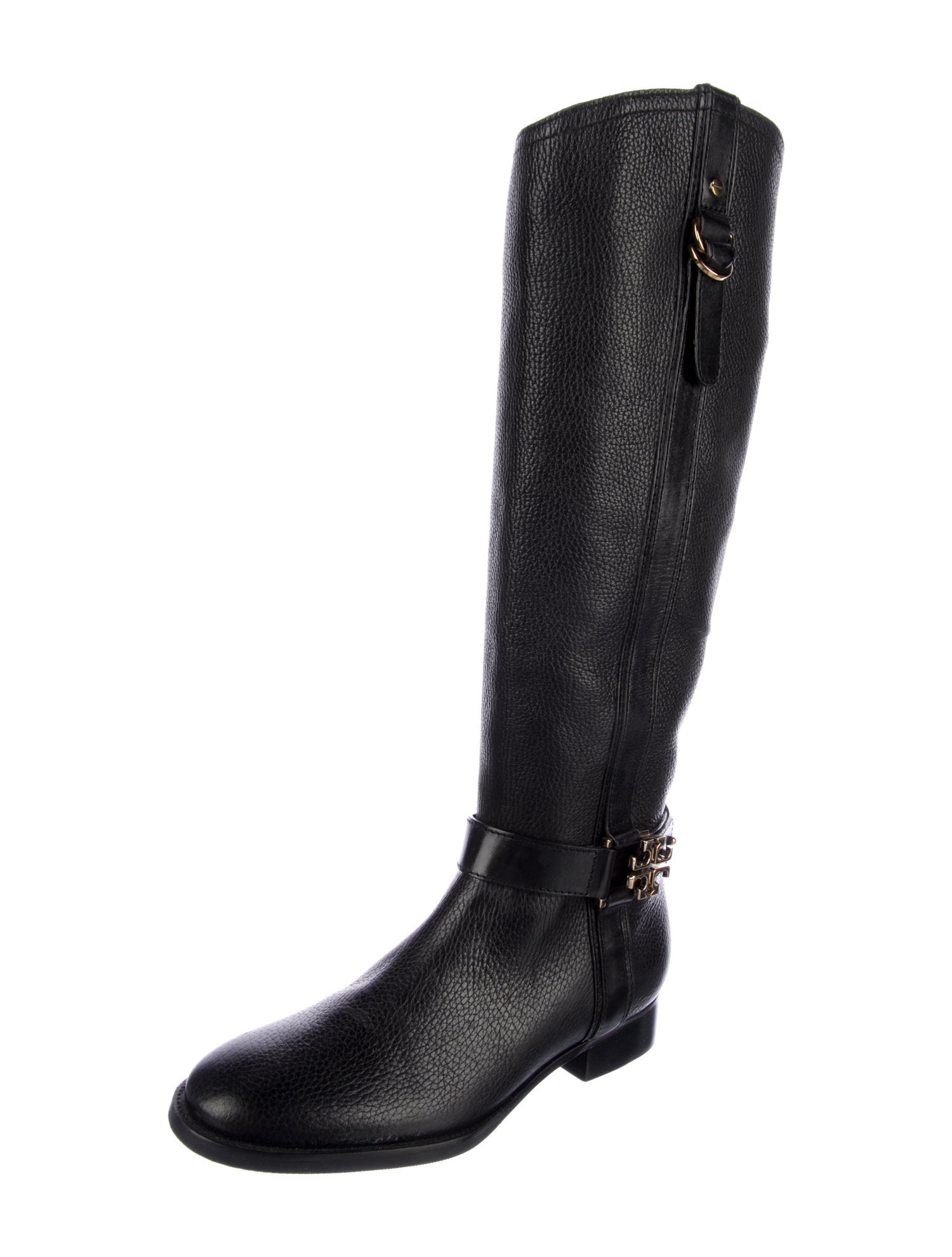 Tory Burch Leather Riding Boots