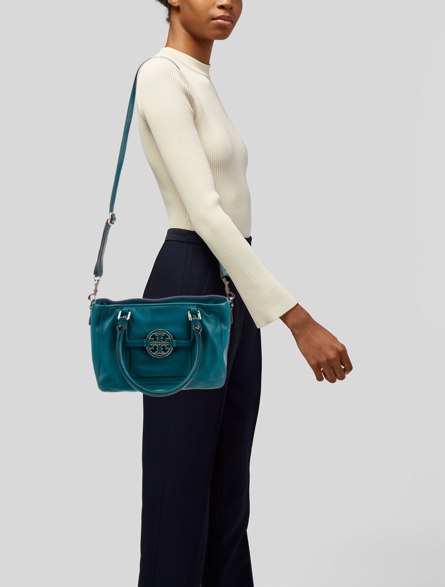 Tory Burch Leather Top Handle Bag
