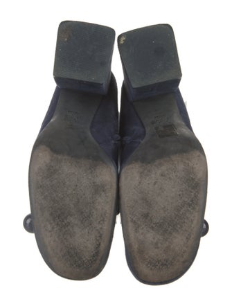 Tory Burch Suede Chain-Link Accents Boots