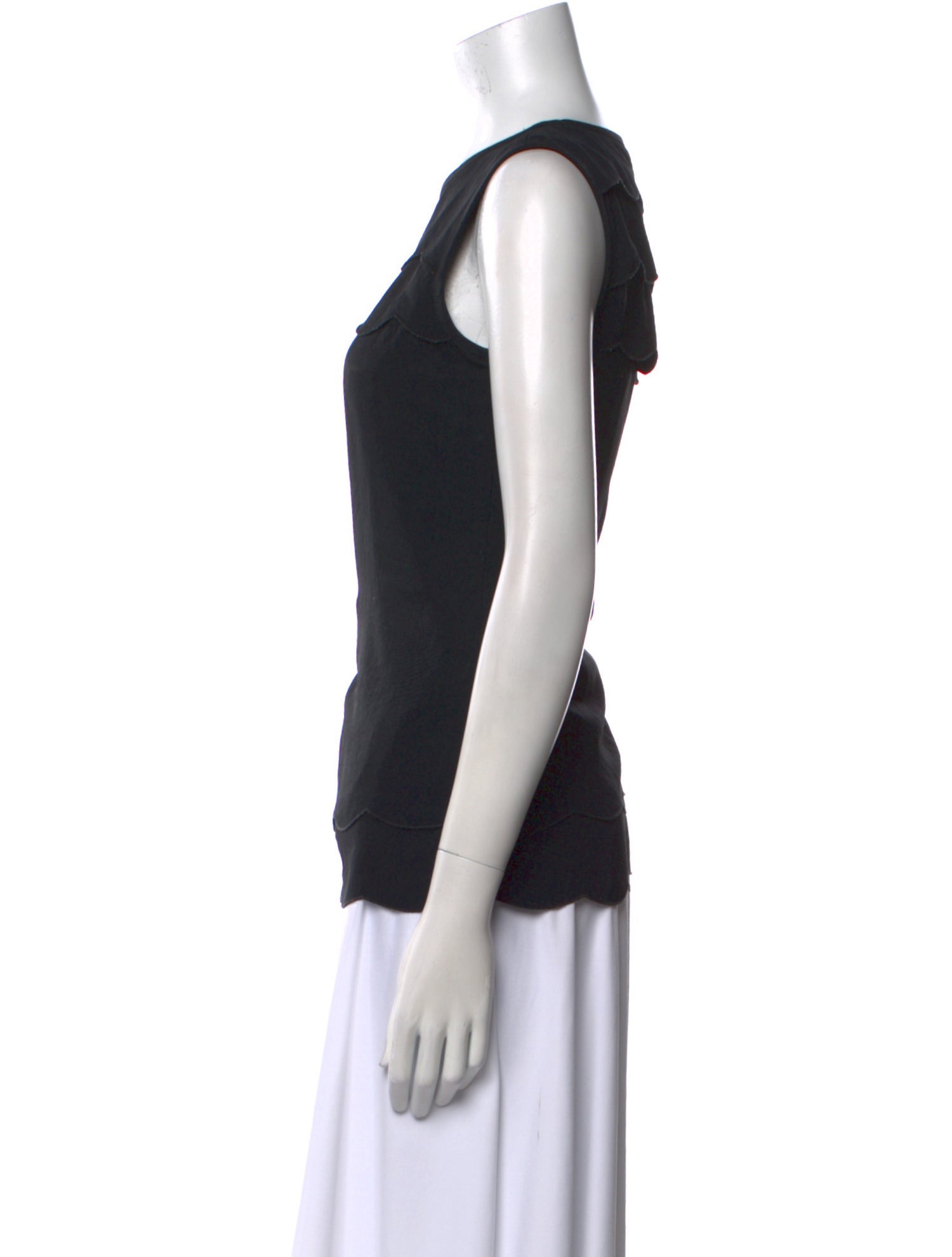 Tory Burch Crew Neck Sleeveless Top