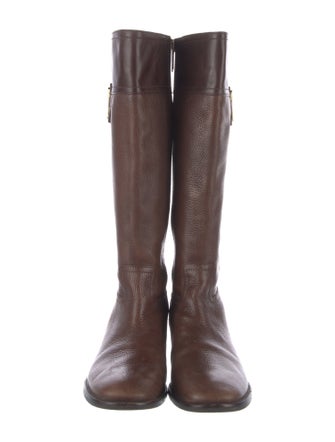 Tory Burch Leather Riding Boots