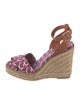 Tory Burch Leather Printed Espadrilles