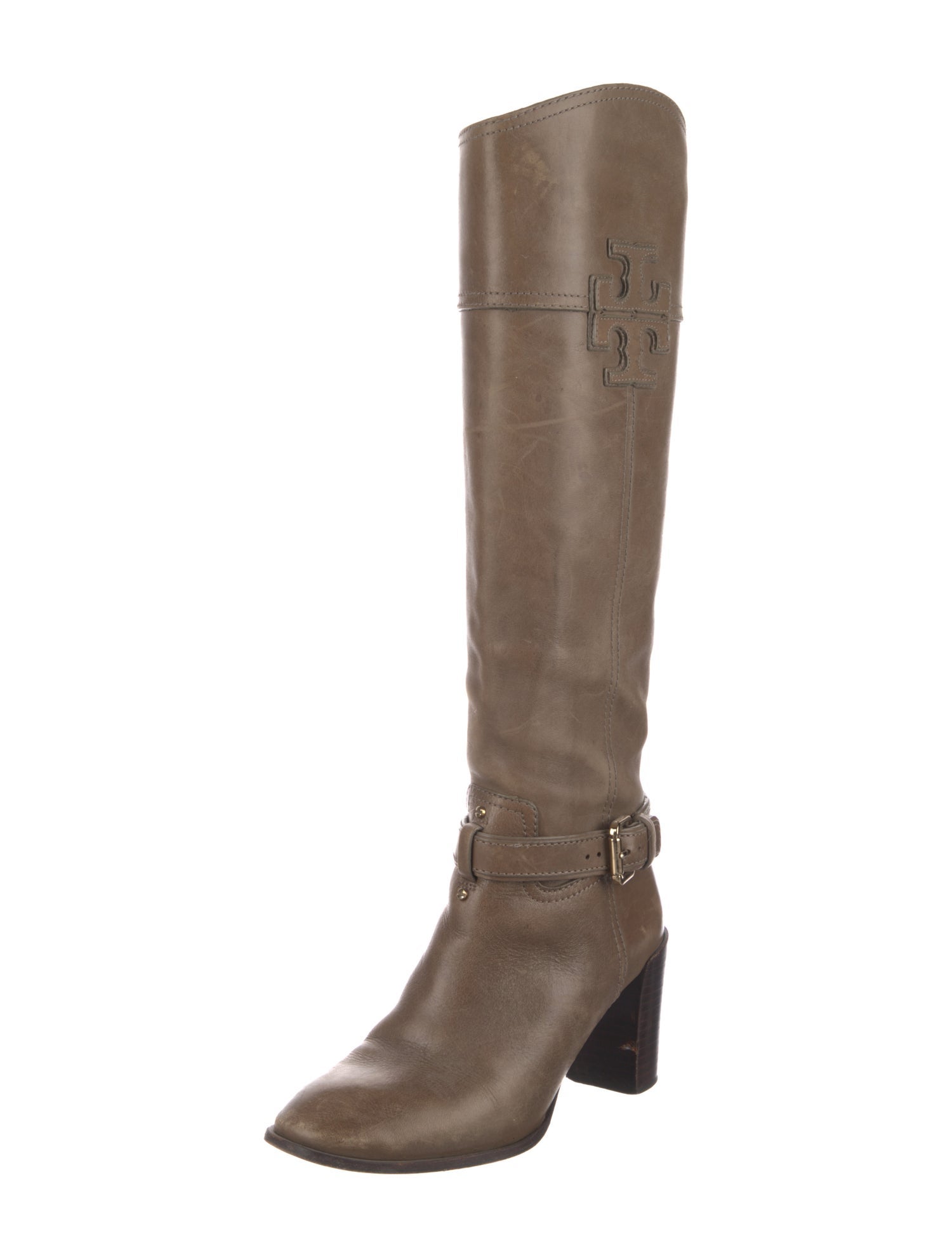 Tory Burch Leather Riding Boots