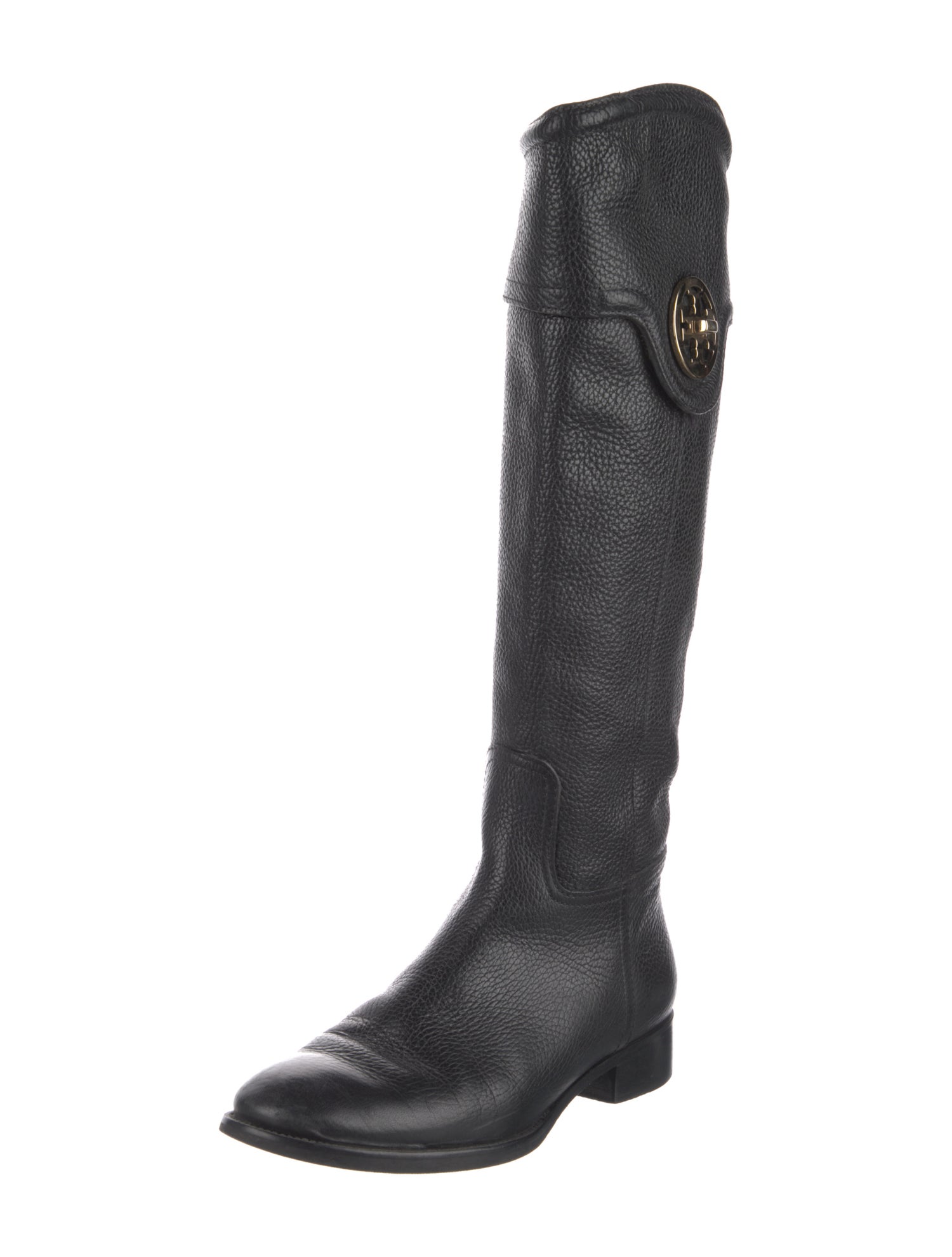 Tory Burch Leather Riding Boots