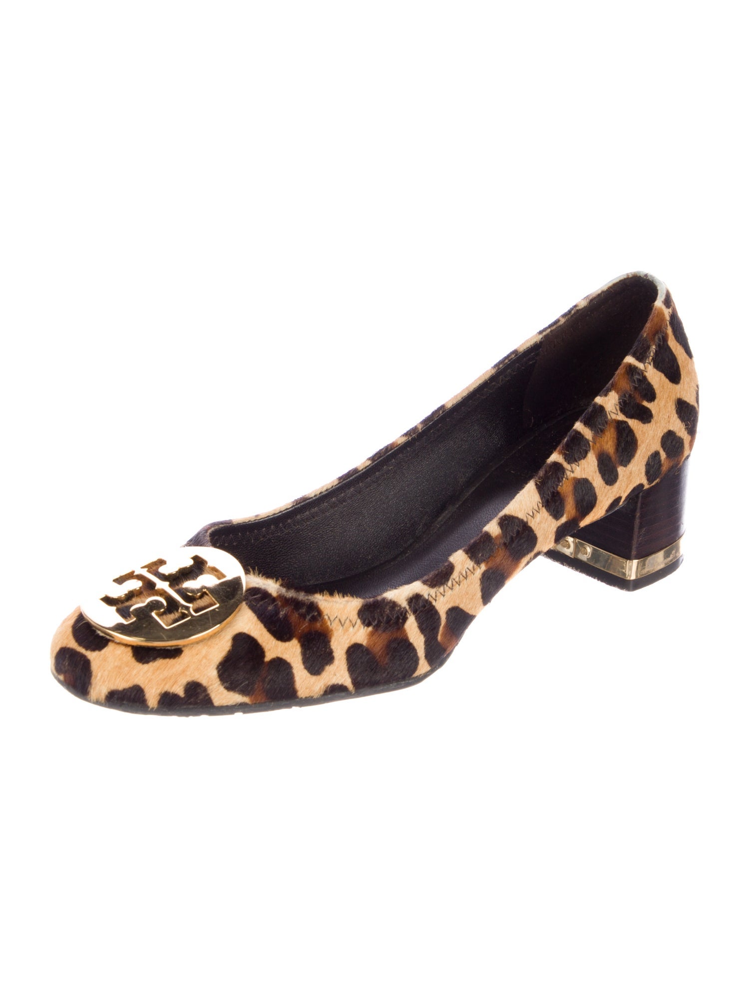 Tory Burch Ponyhair Animal Print Pumps