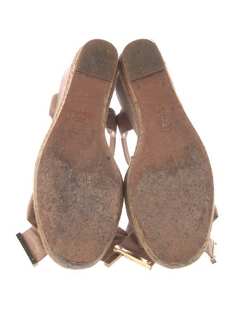 Tory Burch Canvas Bow Accents Espadrilles