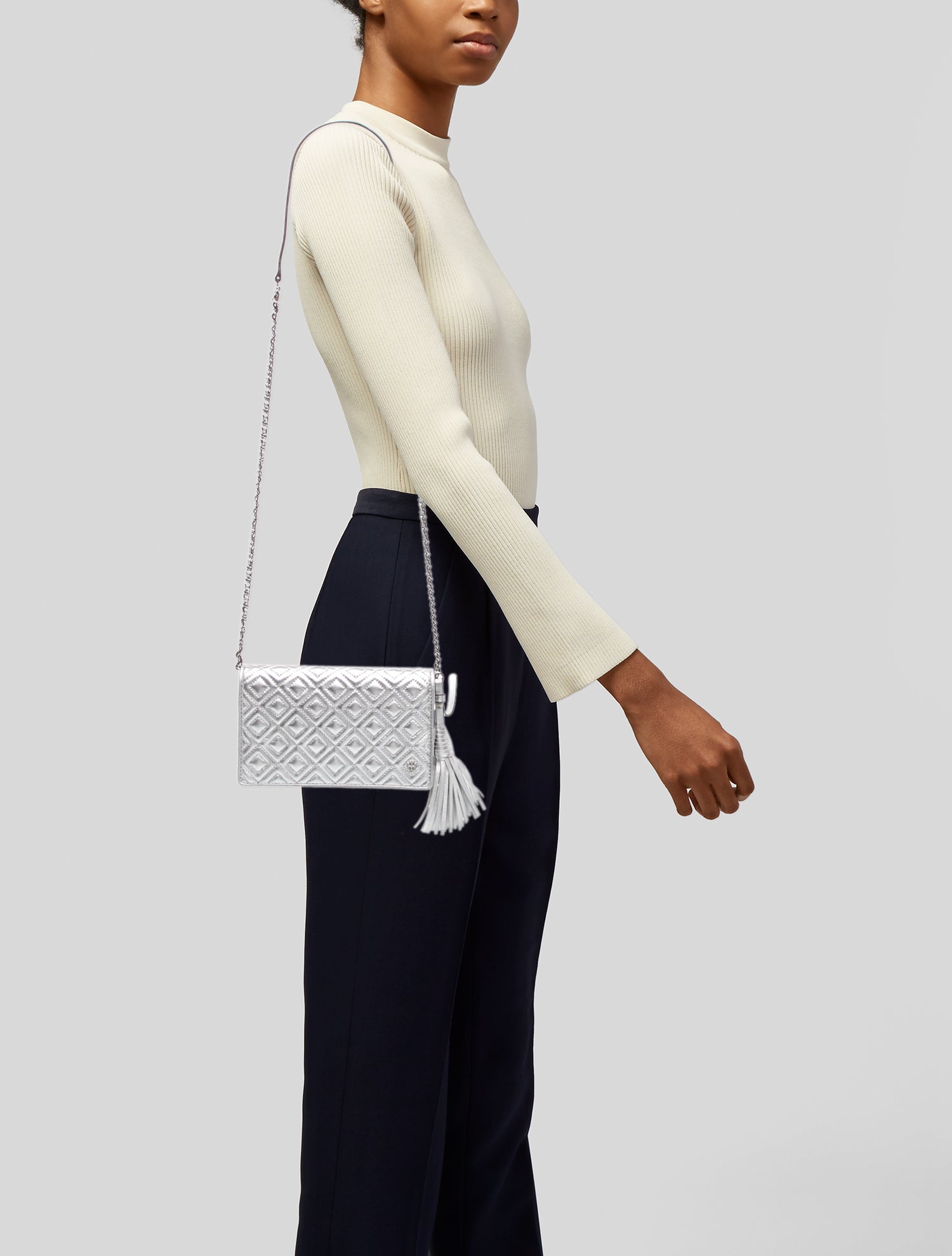 Tory Burch Leather Clutch