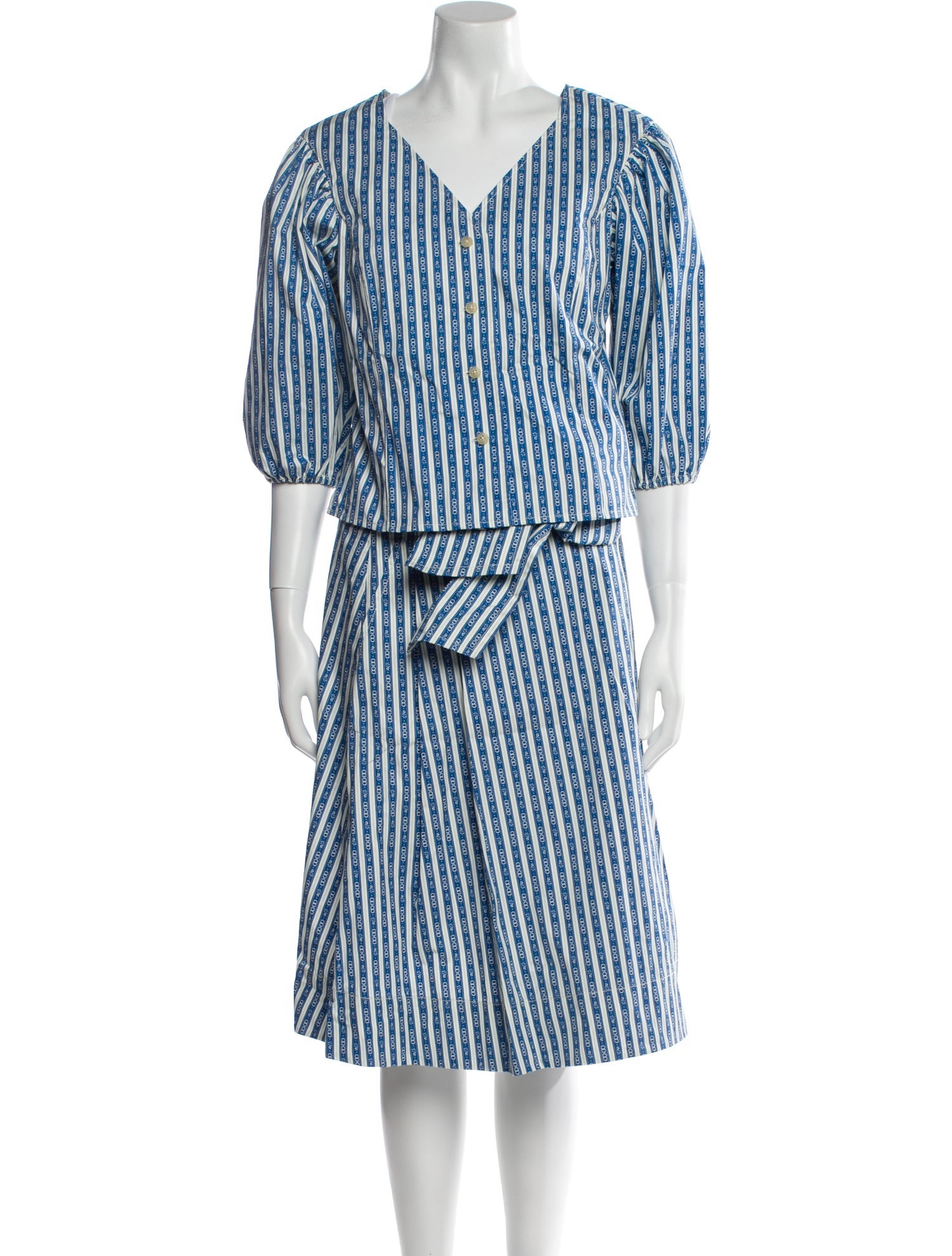 Tory Burch Striped Skirt Suit w/ Tags