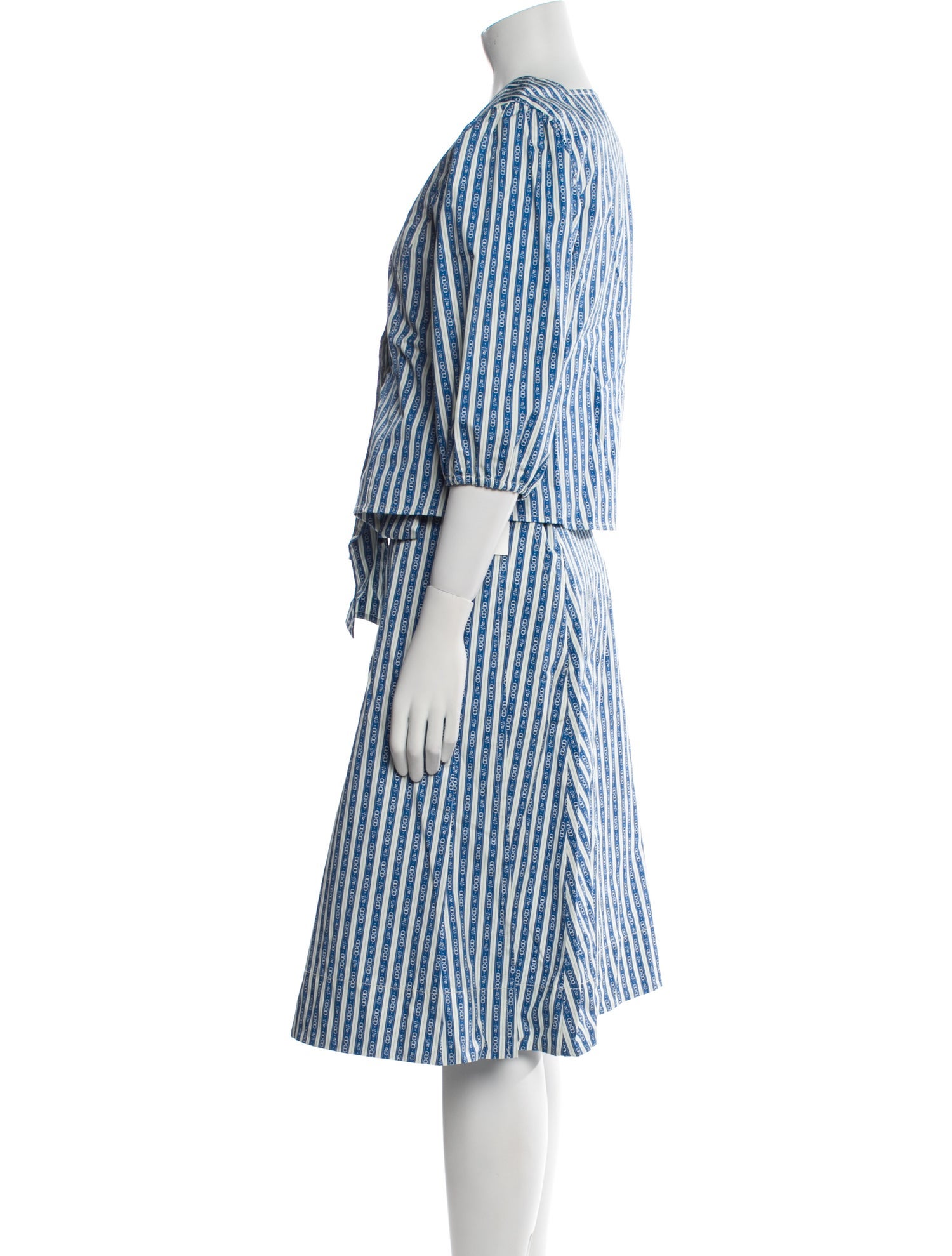 Tory Burch Striped Skirt Suit w/ Tags