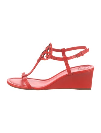 Tory Burch Leather T-Strap Sandals