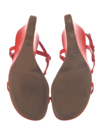 Tory Burch Leather T-Strap Sandals