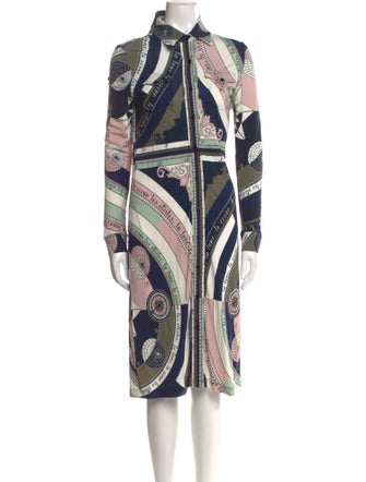 Tory Burch Printed Midi Length Dress
