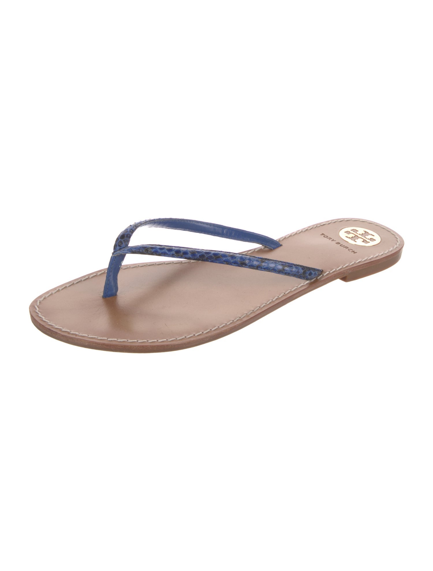 Tory Burch Leather Flip Flops