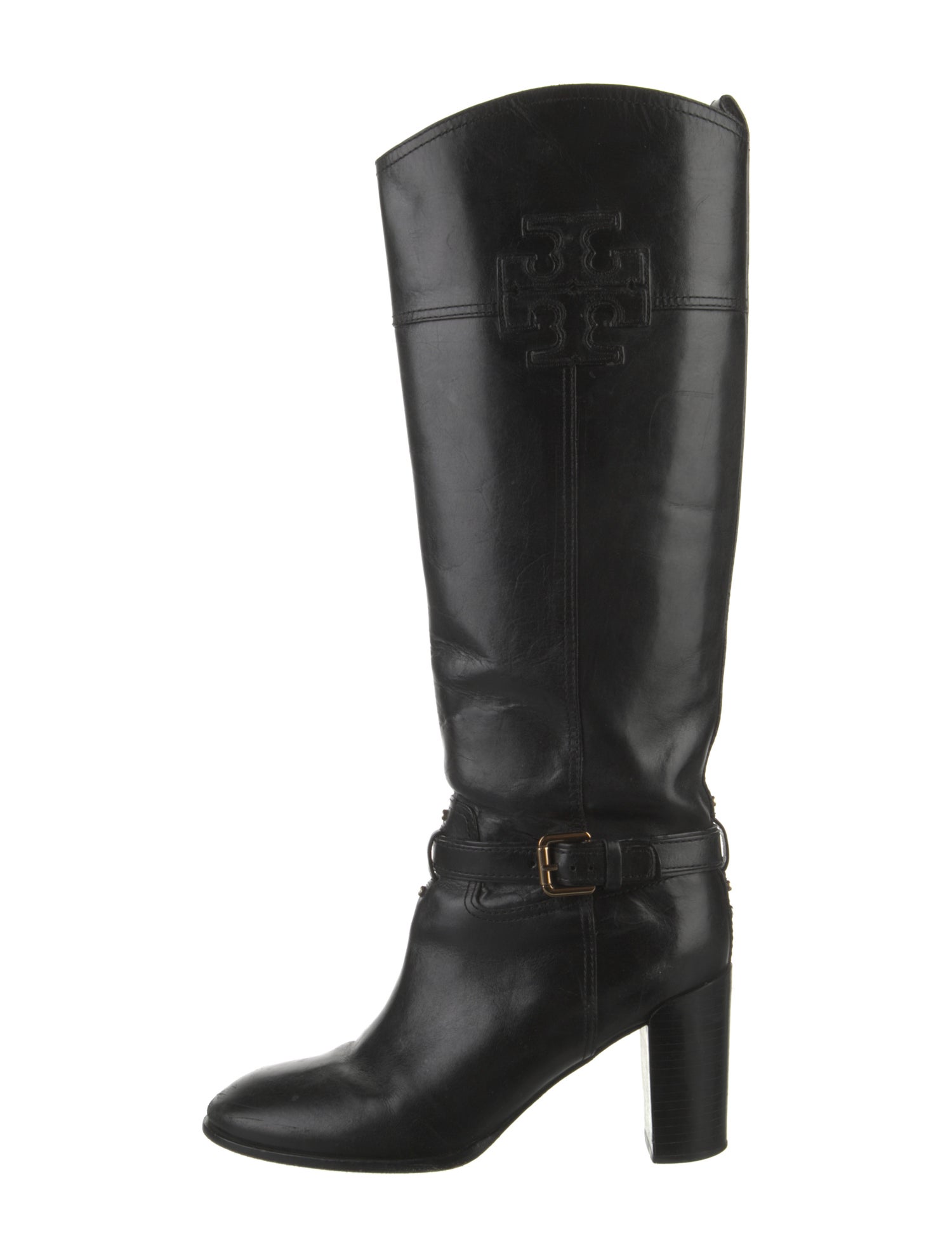 Tory Burch Leather Riding Boots