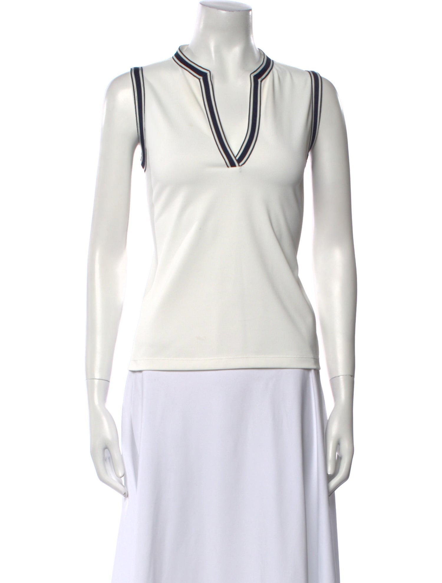 Tory Burch V-Neck Sleeveless Top
