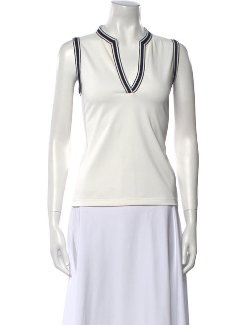Tory Burch V-Neck Sleeveless Top