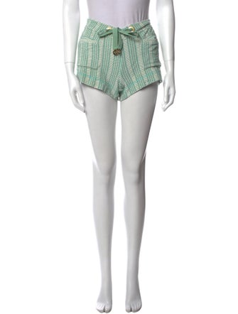 Tory Burch Striped Mini Shorts