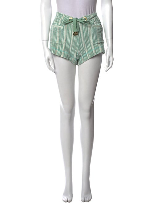 Tory Burch Striped Mini Shorts