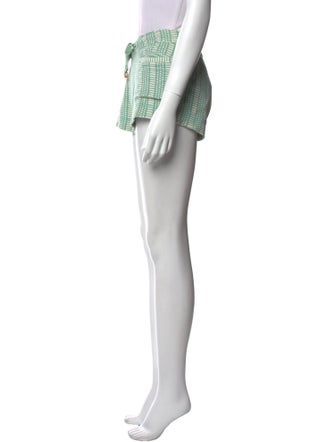 Tory Burch Striped Mini Shorts