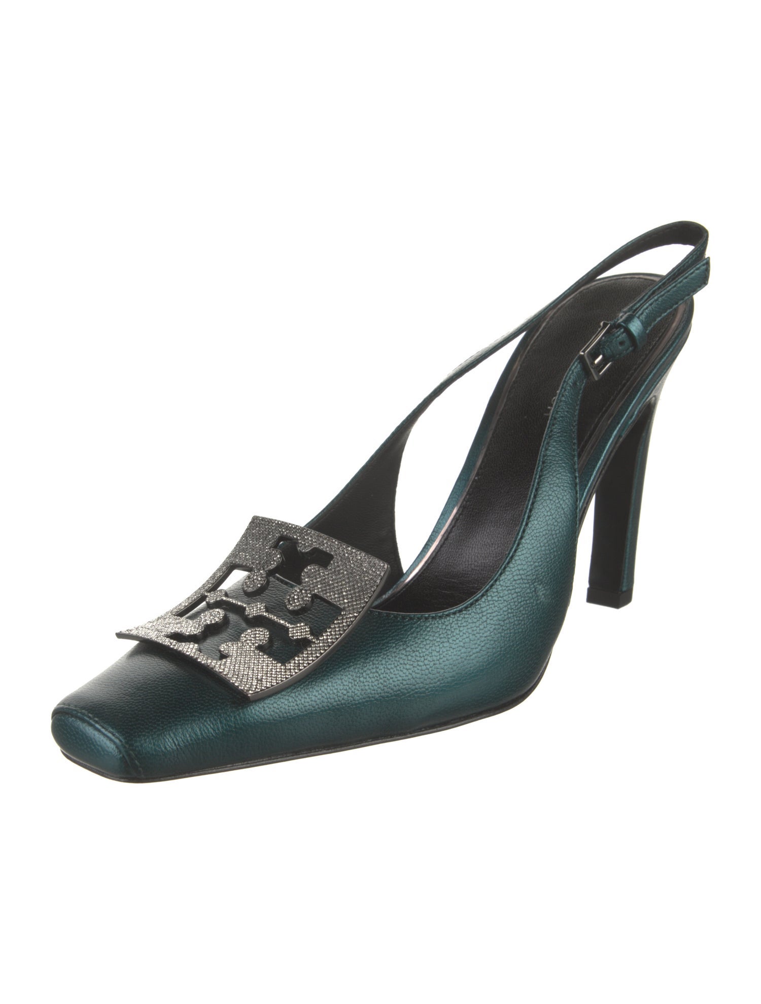 Tory Burch Satin Bow Accents Slingback Pumps