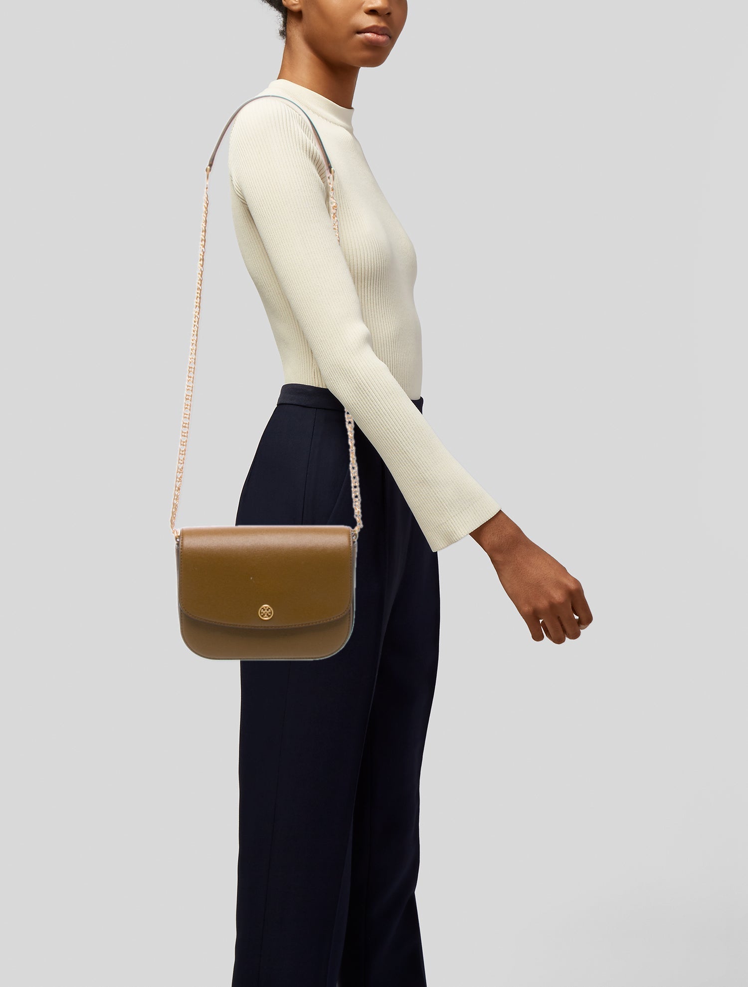 Tory Burch Saffiano Leather Crossbody Bag